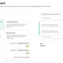 Ustawienia kampanii e-mail: nazwa, temat, treść, nadawca. Dowiedz się, jak się pisze mail, testując różne wersje tematu i treści.