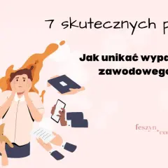 Praca z ludźmi bywa wyczerpująca. Ilustracja pokazuje zestresowaną osobę otoczoną przez ręce podające zegar, dokumenty, telefon i laptopa.