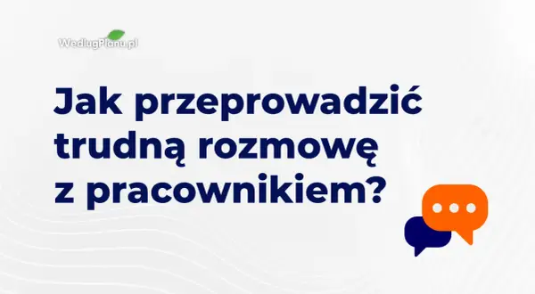 Jak przeprowadzić trudną rozmowę z pracownikiem? Poradnik dla menedżerów. Ikony dymków rozmowy.