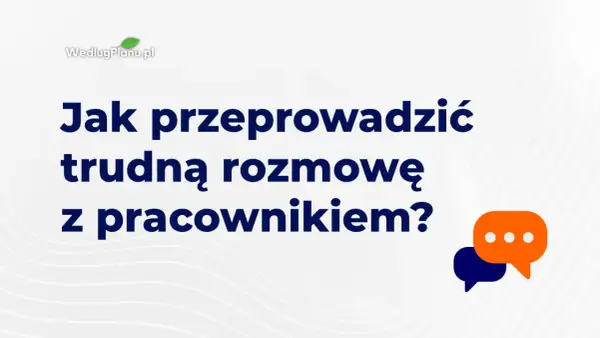 Jak przeprowadzić trudną rozmowę z pracownikiem? Poradnik dla menedżerów. Ikony dymków rozmowy.